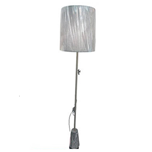 Modern Gray Floor Lamp – F6704 | Sleek Metal & Cloth Design with E27 Compatibility